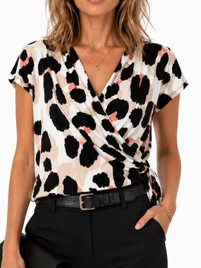 DKNY Wrap Blouse  L